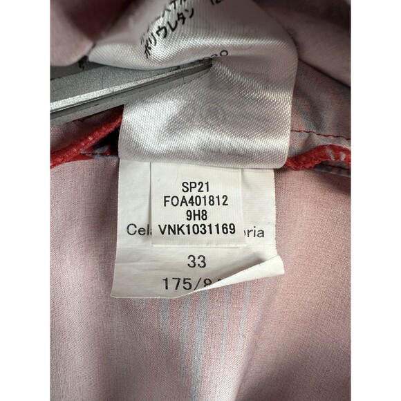 Oakley Tropical Bloom Men's 33 x 7 Swim Board Shorts Red Multicolor Thin Lace Up - Picture 9 of 13